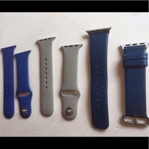 3 Apple Watch bands for size 38mm 💙🖤