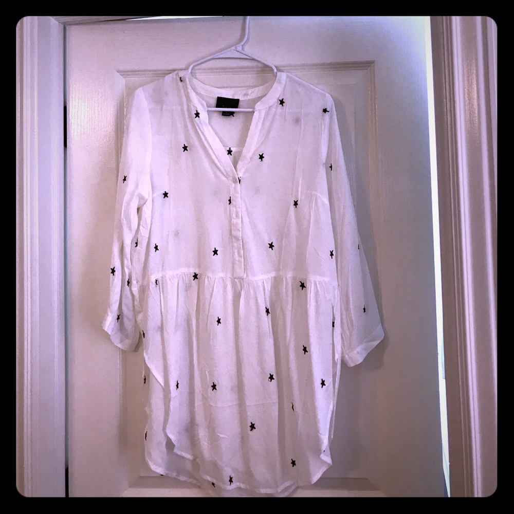 Darling, darling star detailed blouse