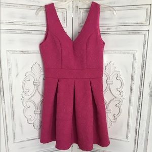 NEW JustFab Pink Sleeveless Skater Dress