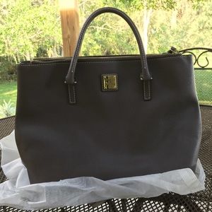 Dooney and Bourke elephant gray satchel