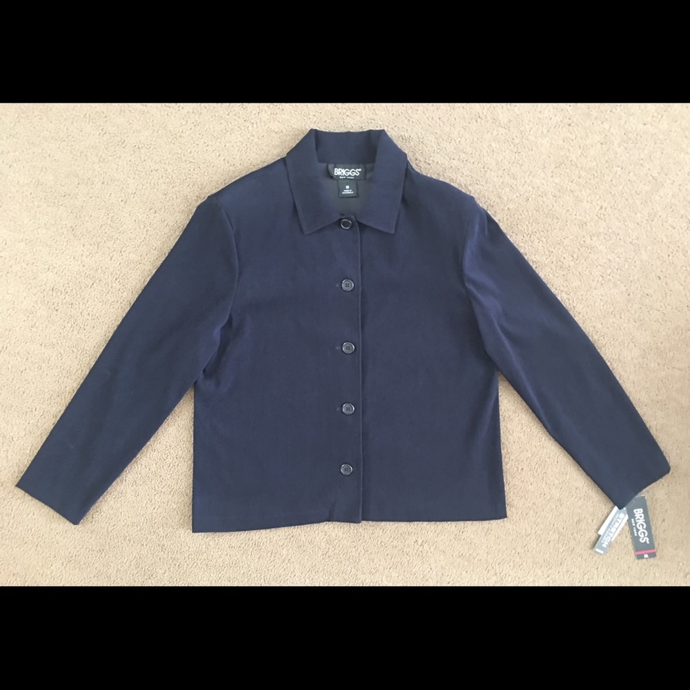 NWT Women's Briggs New York Blazer/Jacket Size M