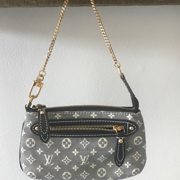 Louis Vuitton Handbags - Louis Vuitton Mono Denim Wristlet