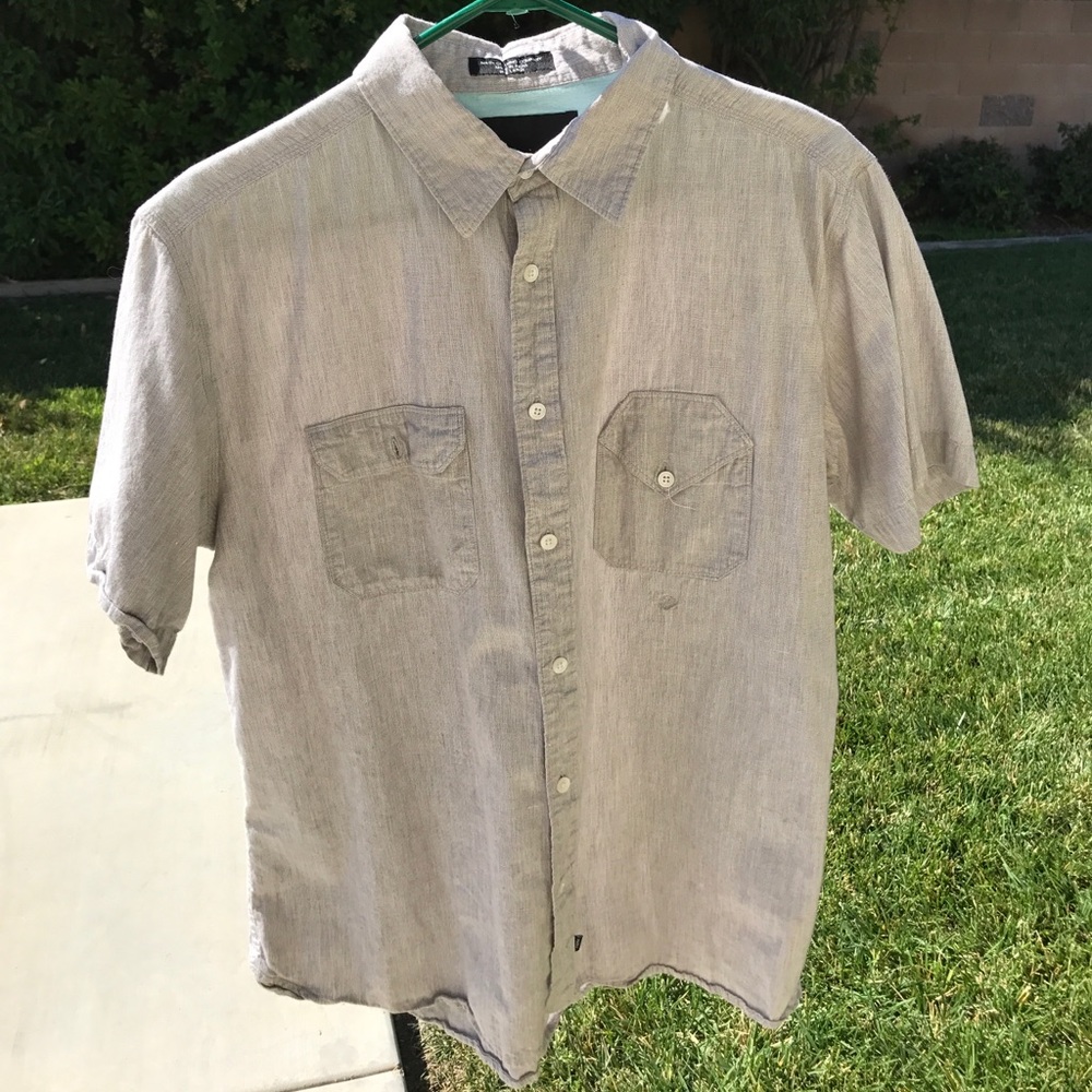 Diamond Supply x Matix Grey button down