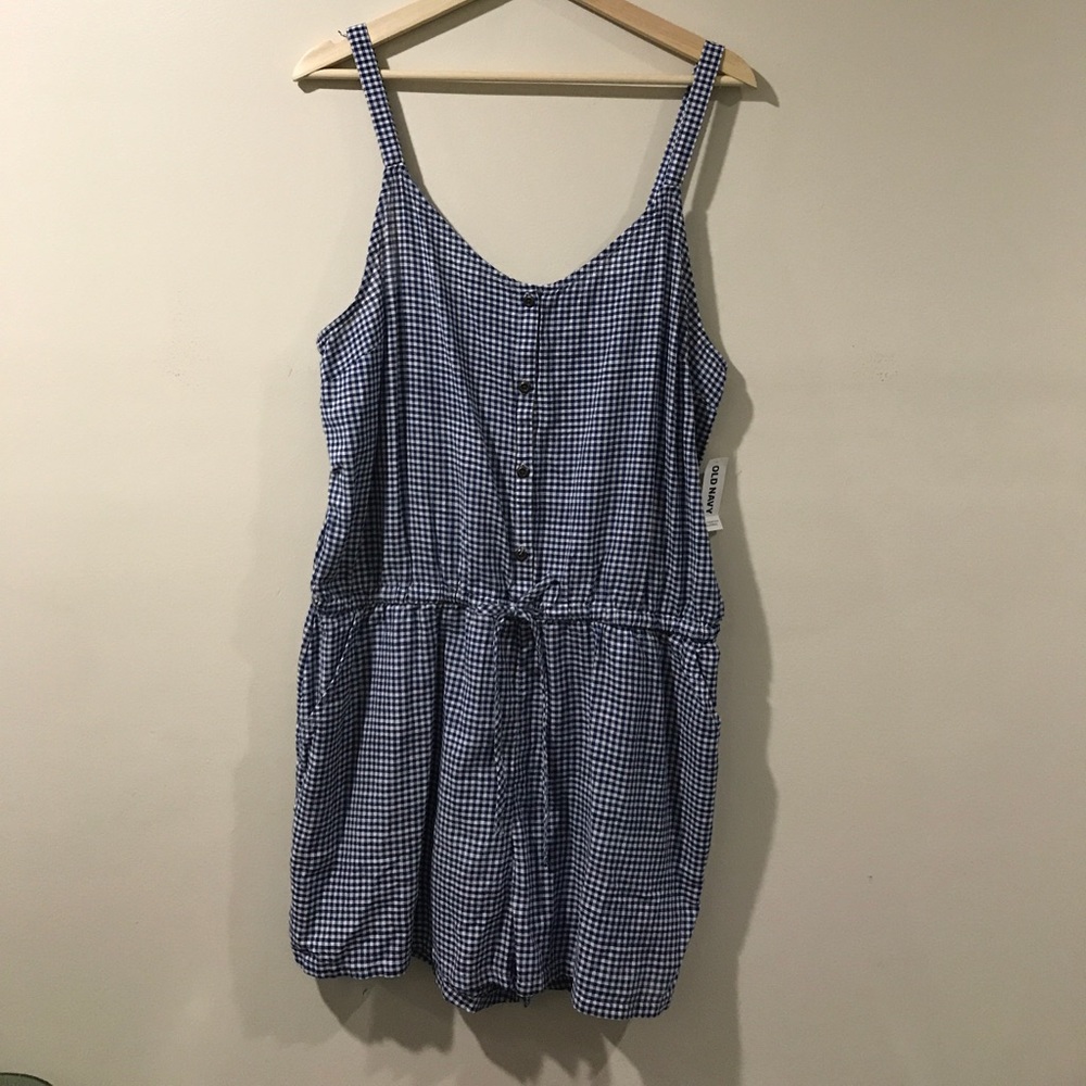 Gingham Romper