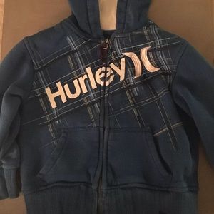 Hurley sweatshirt jacket size 2T