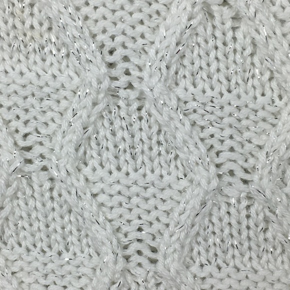 Willi Smith Sweater Long Sleeve White Sz L - Picture 4 of 8