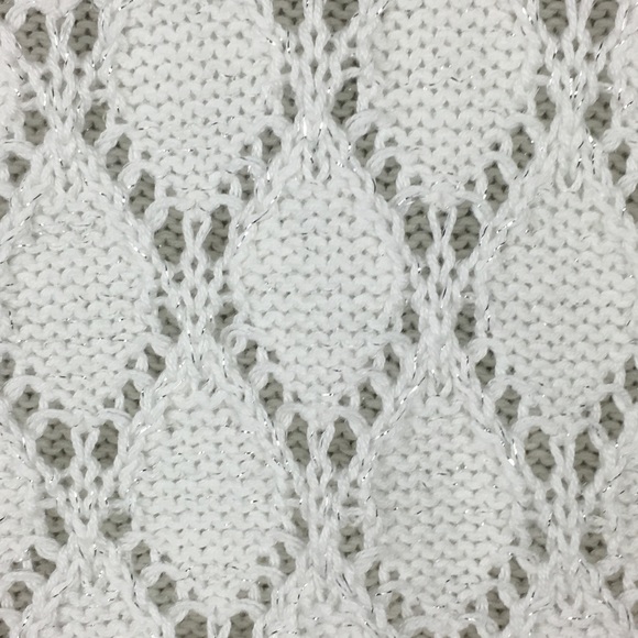 Willi Smith Sweater Long Sleeve White Sz L - Picture 5 of 8