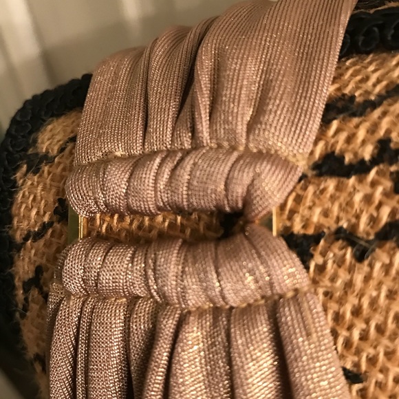 Gold Metallic Deep-V front and back shirt - Picture 3 of 4