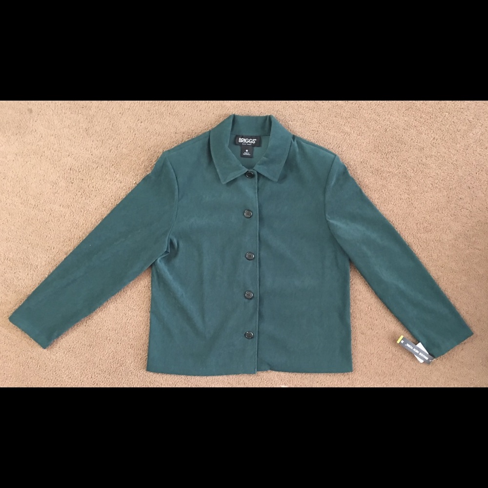 NWT Women's Briggs New York Blazer/Jacket Size M
