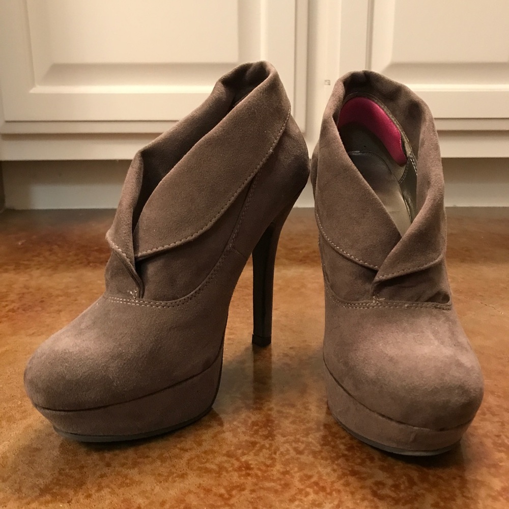 Suede Ankle Bootie