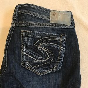 Silver Jean Capris W29