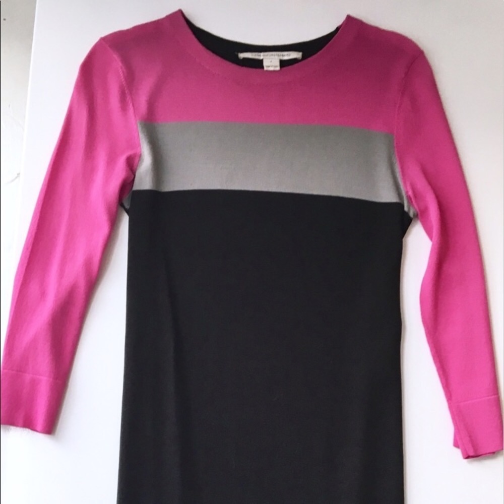 DIane Von Furstenberg Colorblock Dress
