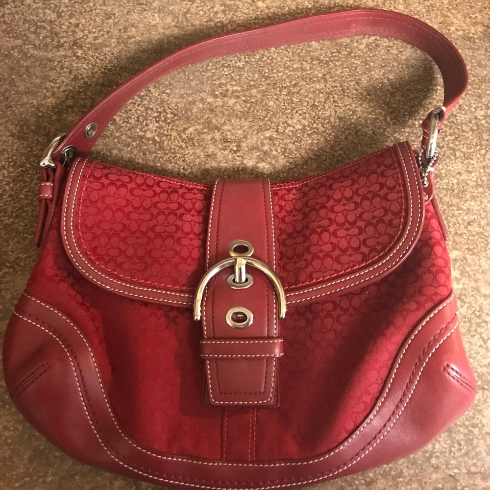 Red Coach Purse