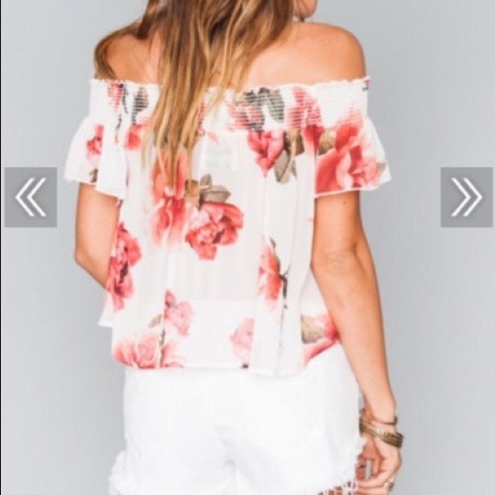 Show Me Your Mumu Tamale Top Romantic Rose