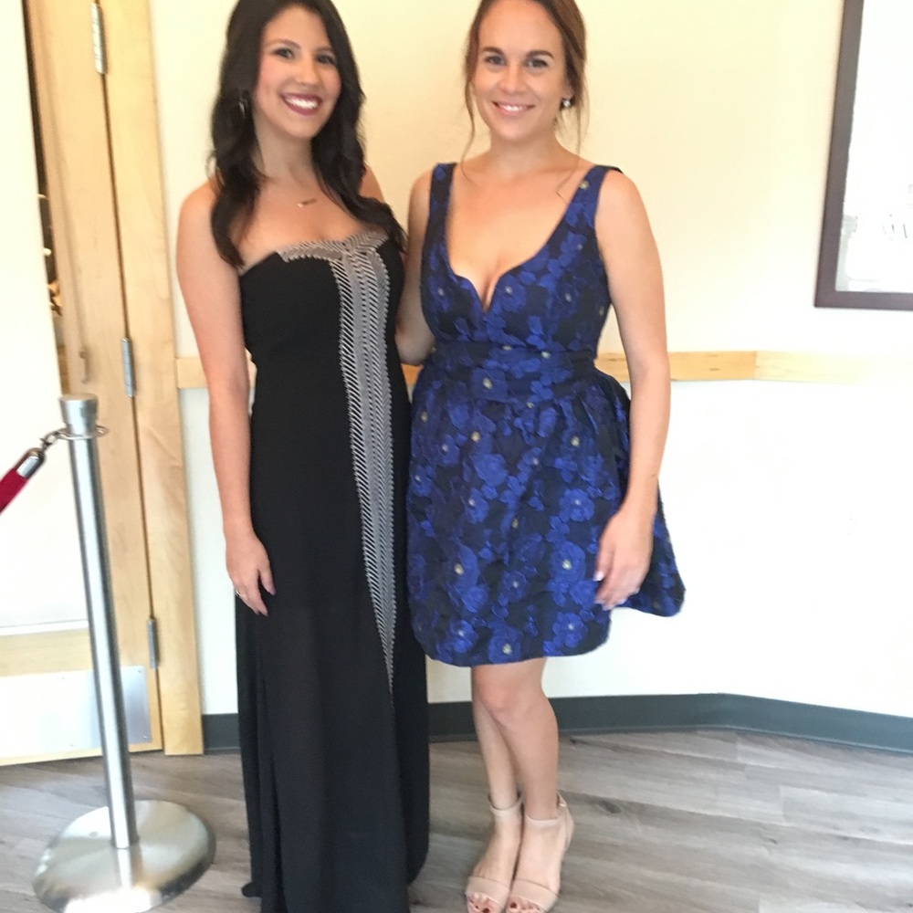 Designer evening dress