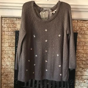 Beautiful Charcoal Gray Lauren Conrad Sweater