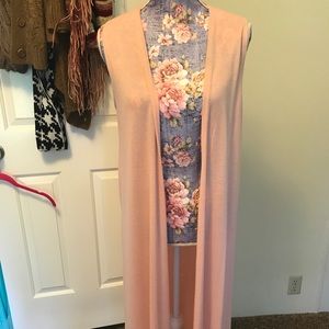 Lularoe Joy Duster in blush