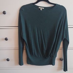 Bordeaux Teal Asymmetrical Soft T