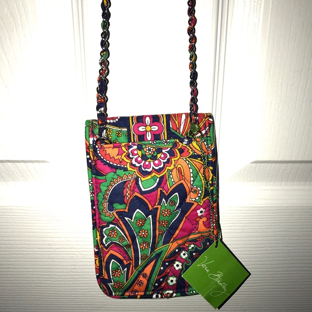 Vera Bradley Cell Phone Crossbody Venetian Paisley