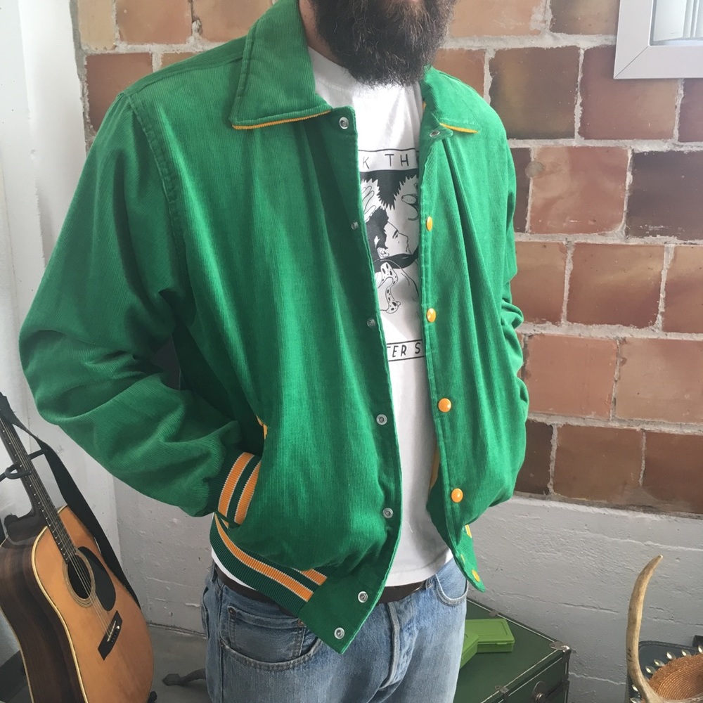 VINTAGE Rennoc 70s deadstock bomber Packer jacket