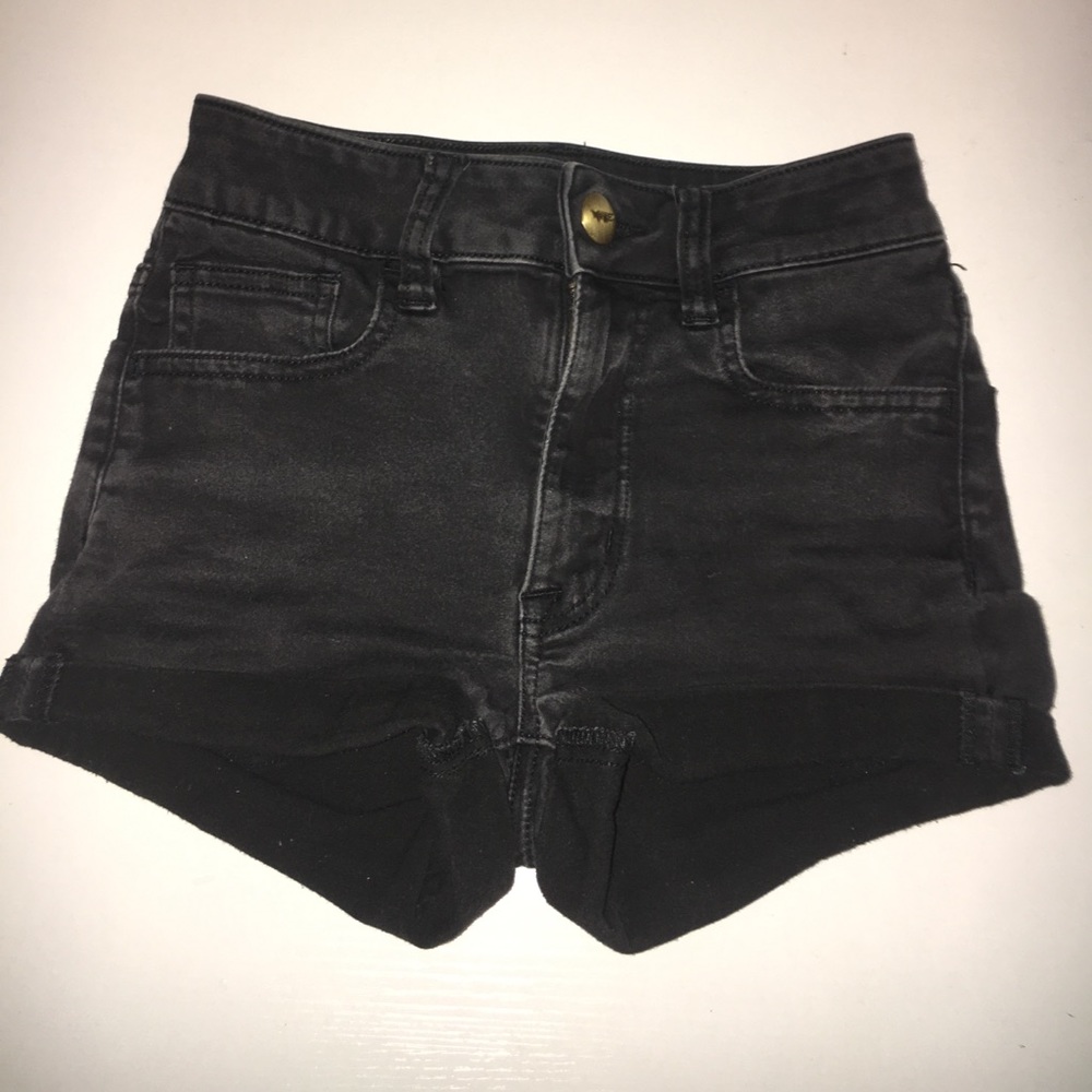 American eagle night waisted shorty shorts.