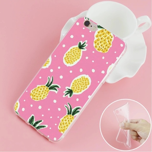 FINAL SALE iPhone 7/7+/8/8+ Case Dancing Pineapple - Picture 2 of 3