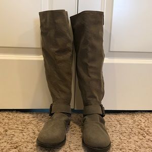 Taupe Riding Boots