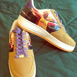 NIKE AIR FORCE 1's with Kobe Bryant Graphic