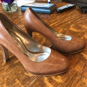 Jessica Simpson leather heels