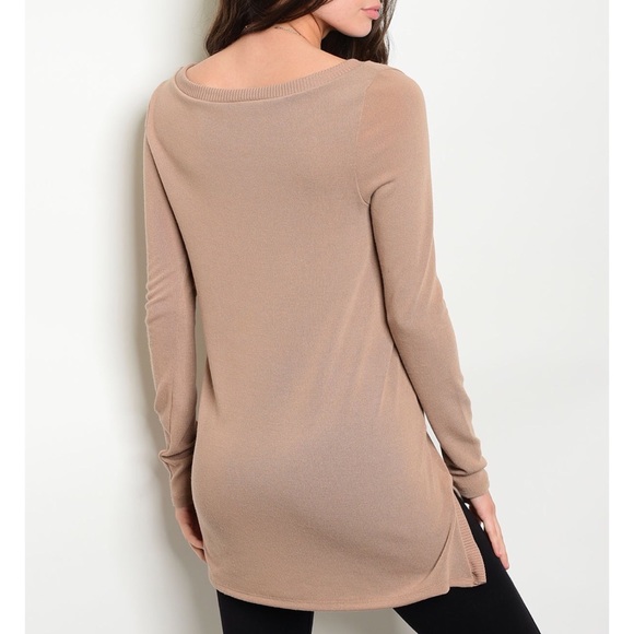 ⚠️LAST SMALL! | MOCHA KNIT SWEATER | - Picture 2 of 5