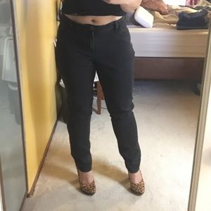 Old Navy original mid rise black skinny jeans