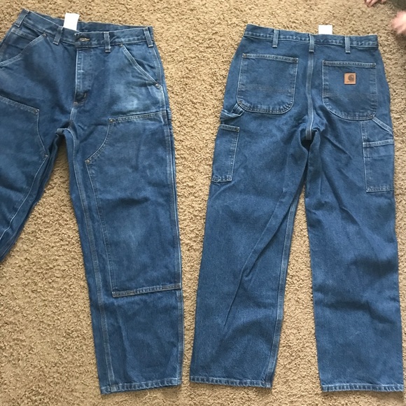 Carhartt double knee deniem pants - Picture 3 of 6