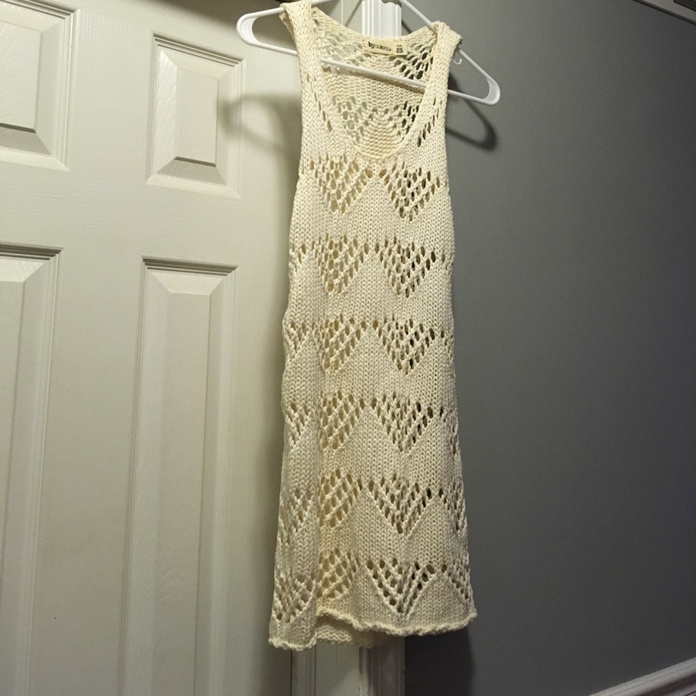 Crochet beach coverup