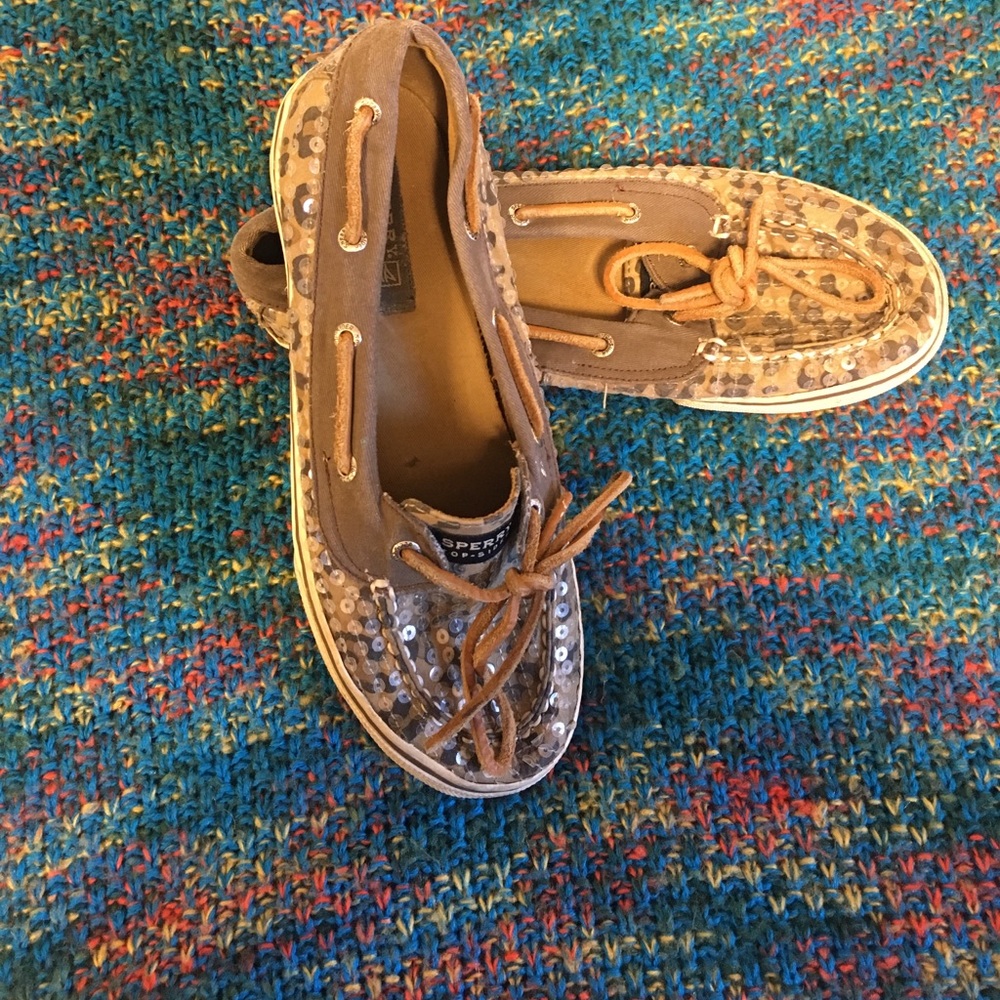 Sperry's top-siders. Kids size 5 women's size 7.