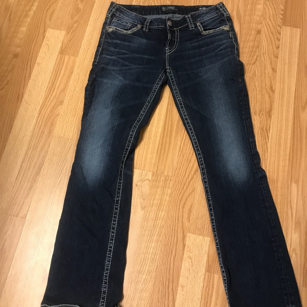 Silver jeans
