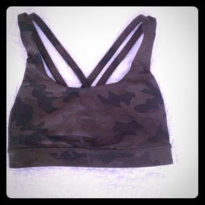Lululemon Camo Print sports bra