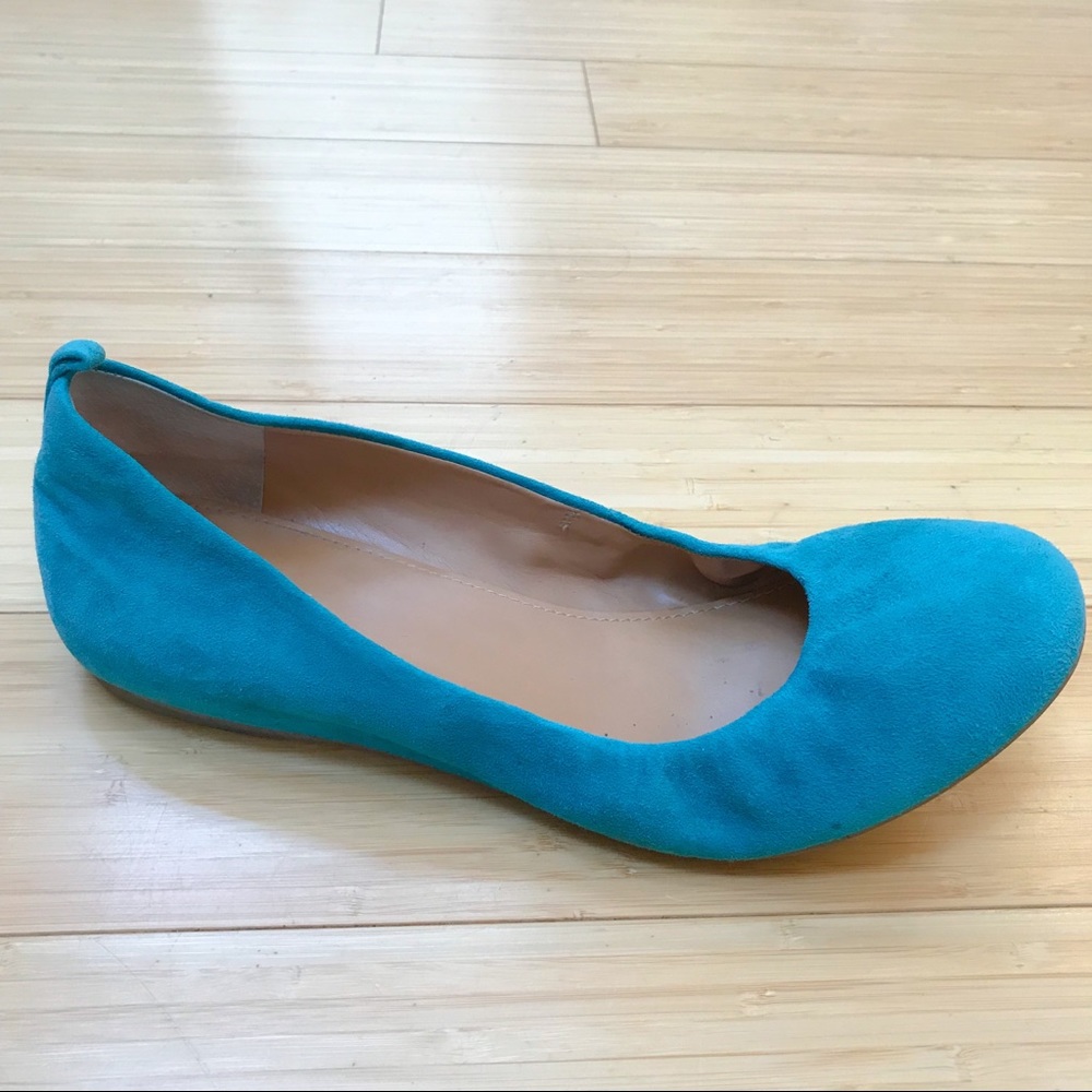J. CREW suede ballet flats, 9.