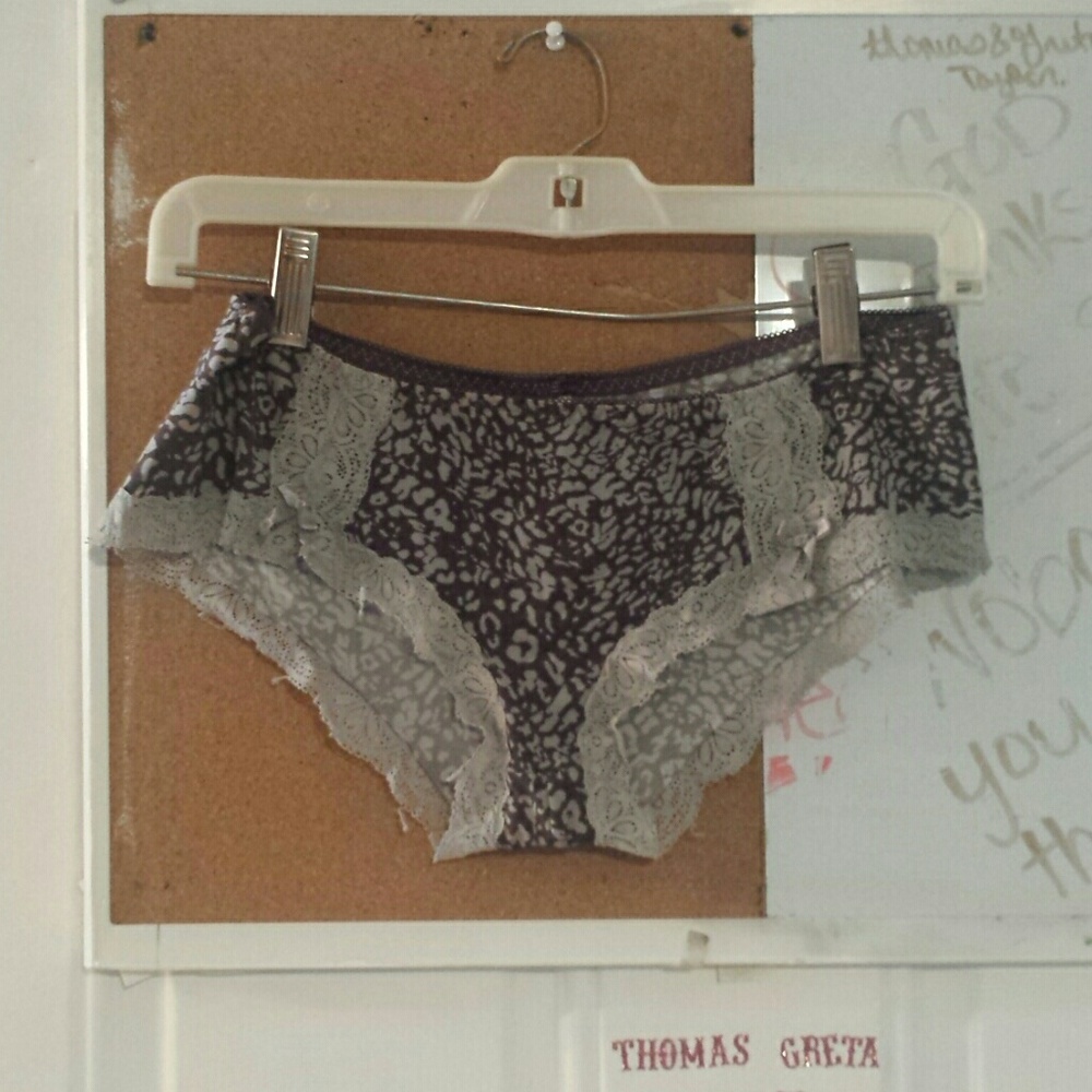Cheetah lace panties