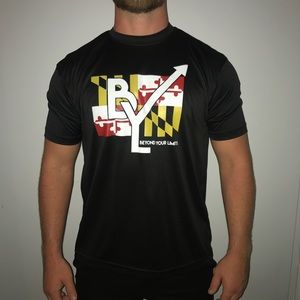 Maryland Flag BYL Athletic Tee