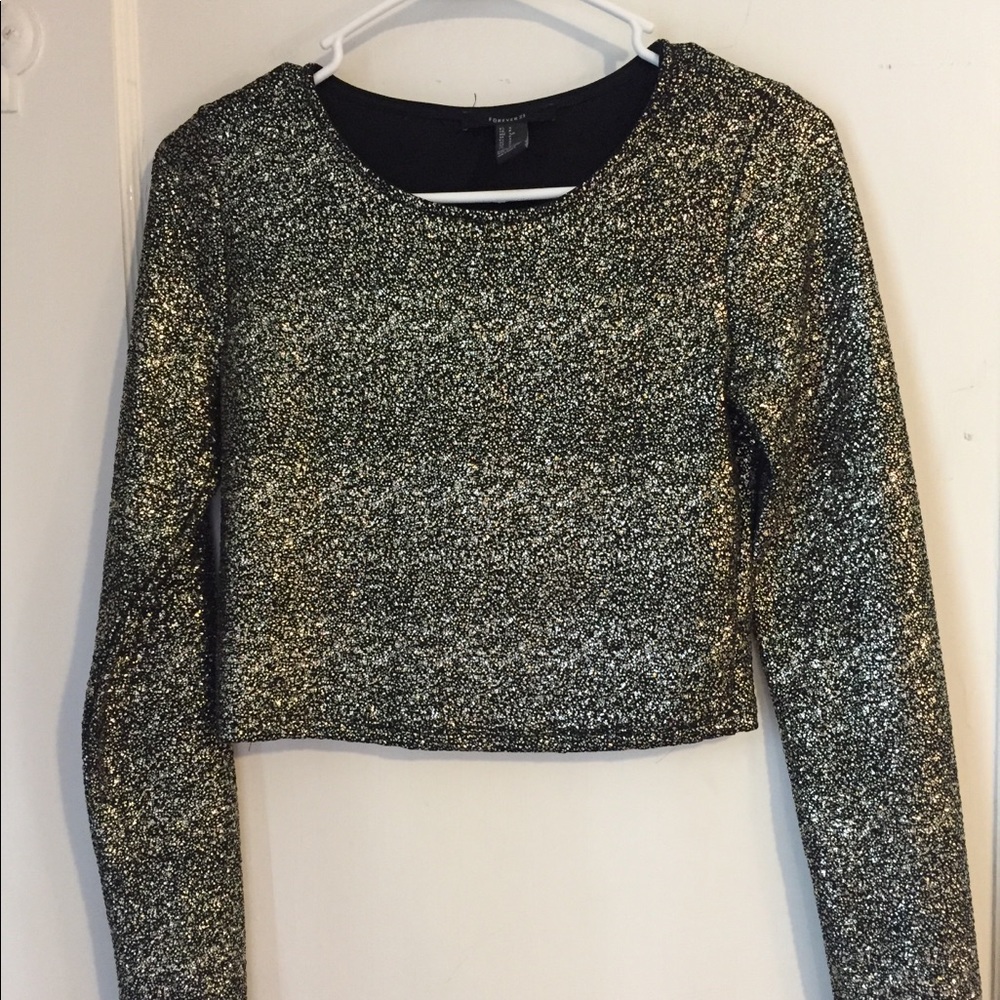 Sparkly Crop Top