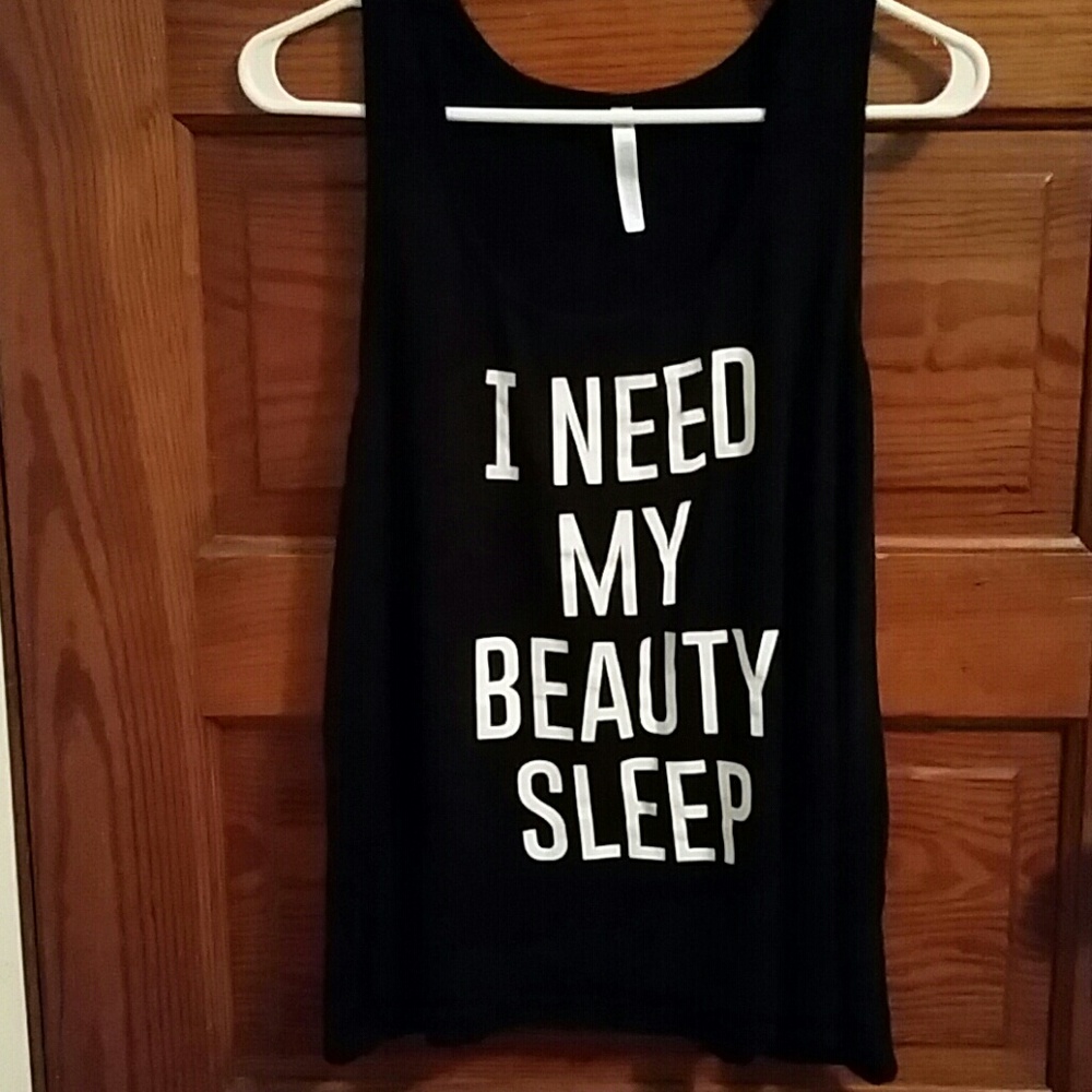 Love peace lounge "I need my beauty sleep" tank