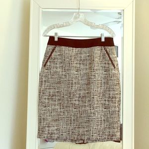 Classiques Entier Geneva Jacquard Pencil Skirt
