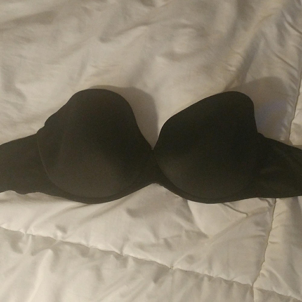 Strapless Black Bra