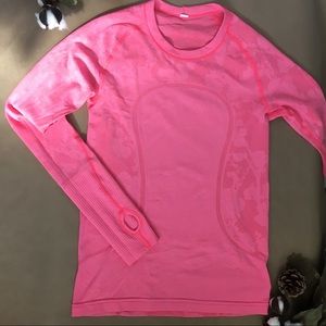 Lululemon Long Sleeve Floral Printed Top