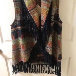 Entro Aztec vest NWT