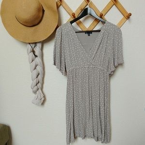 Grey polka dot Gap dress
