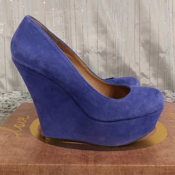 Steve Madden Suede Wedges - Picture 5 of 7