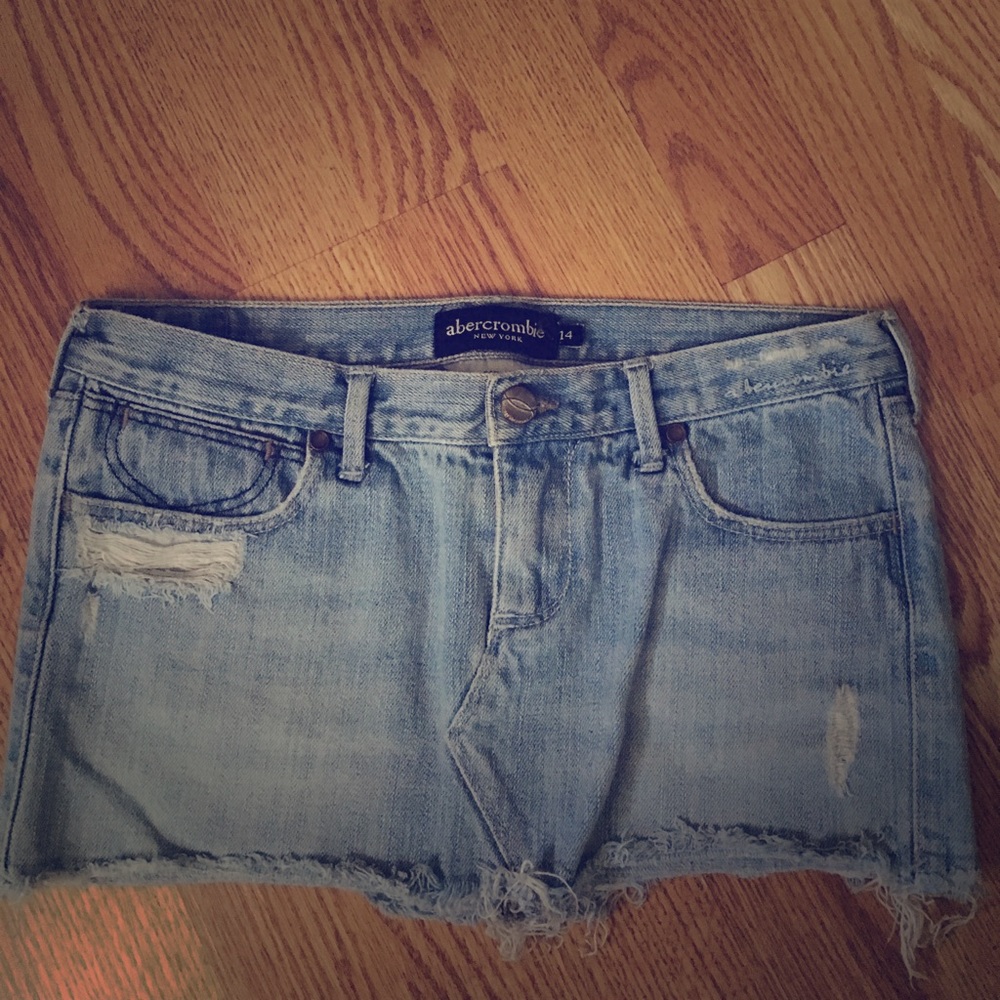 Abercrombie jean skirt