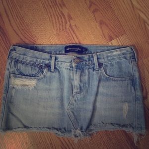 Abercrombie jean skirt
