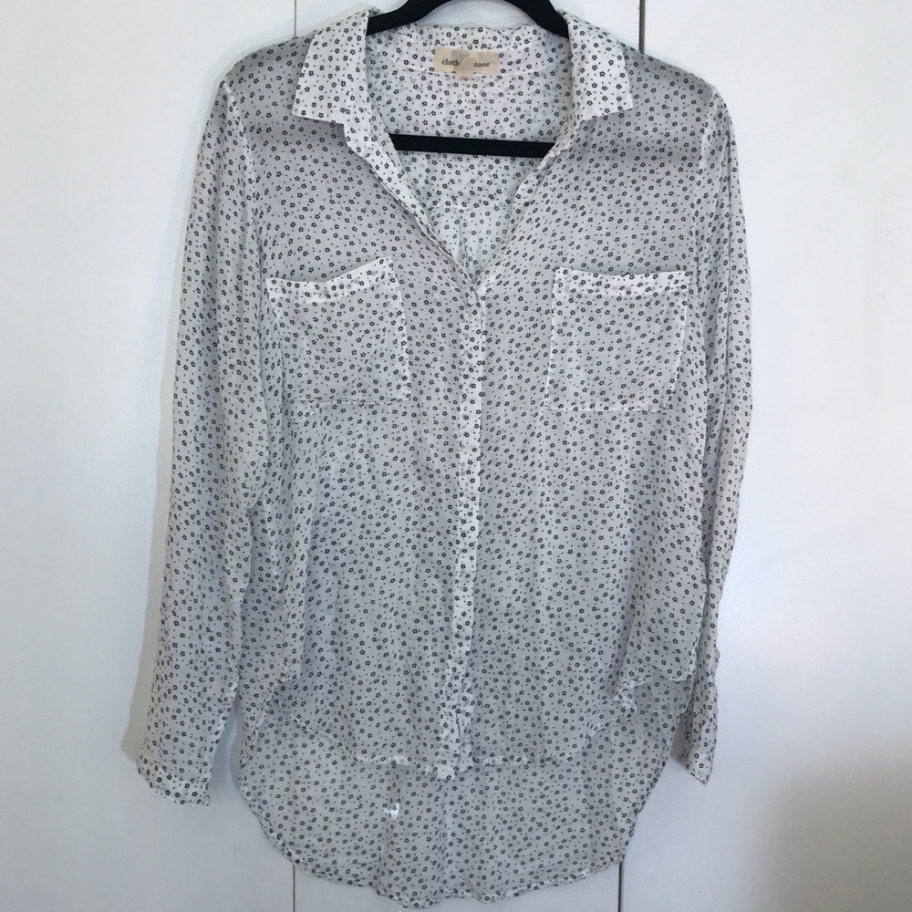 Anthropologie button down blouse